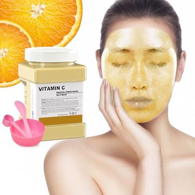 Truvenum Jelly Mask for Facials Professional,Vitamin C Jelly Face Mask,Brightening &amp; Hydrating Mask, Nourishing &amp; Tightening, Anti-Aging &amp; Acne Treatment, Face Skin Care Bowl Set DIY Spa 23 Fl Oz