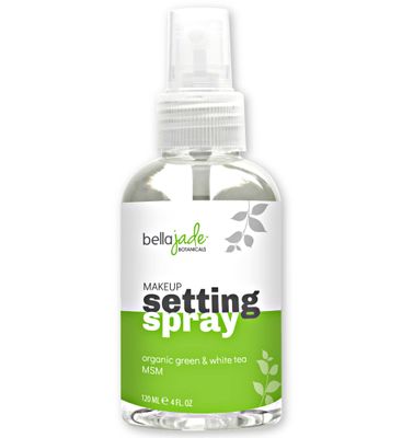Makeup Setting Spray for Face - Long Lasting Mist: Hydrating Dewey Finishing + Organic Green Tea &amp; MSM - All Skin Types - Large 4 oz Bottle