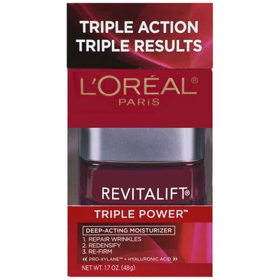 L&#39;Oreal Paris RevitaLift Triple Power Deep-Acting Moisturizer for All Skin Types, 1.7 Ounce