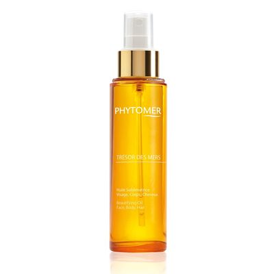 Phytomer Trsor Des Mers Hydrating Oil for Face, Body, and Hair | Moisturize, Nourish, Protect Skin &amp; Hair | Hydrating Dry Oil Mist | Illuminating Beauty Elixir for Glowing Skin | 100 ml