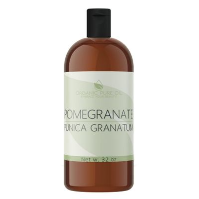 Pomegranate Seed Oil - 8 oz - 100% Pure, Unrefined, Non GMO, Cold Pressed, Sweet Carrier Oil for Hair, Skin Nails Body Face DIY Soaps &amp; More - Hydrate Nourish Replenish Moisturize - Packaging May Vary