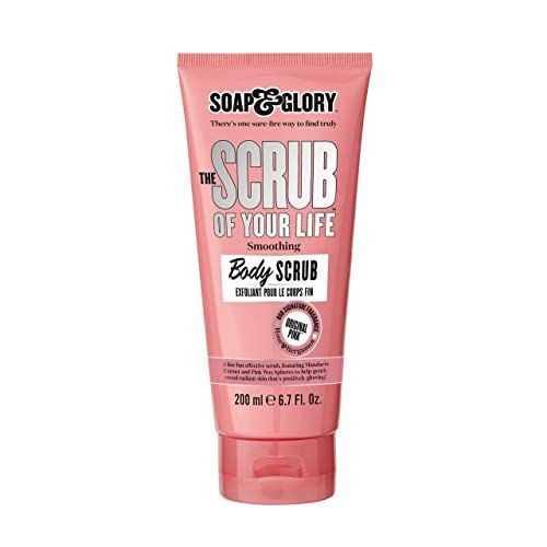 Soap &amp; Glory Original Pink The Scrub Of Your Life Exfoliating Body Scrub - Smoothing &amp; Buffing Body Scrub - Rose &amp; Bergamot Body Polish - Brightening Body Scrub with Shea Butter &amp; Vitamin E (200ml)
