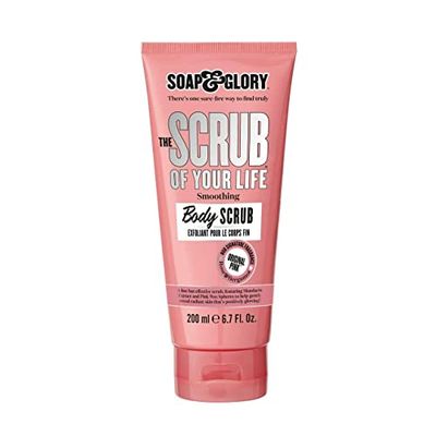 Soap &amp; Glory Original Pink The Scrub Of Your Life Exfoliating Body Scrub - Smoothing &amp; Buffing Body Scrub - Rose &amp; Bergamot Body Polish - Brightening Body Scrub with Shea Butter &amp; Vitamin E (200ml)