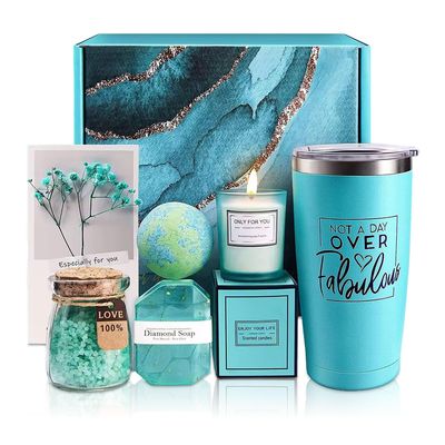 Spa Gift Basket for Women - Relaxing Birthday Gift, Unique Gift Ideas for Mom, Sister, Wife, Best Friend - Perfect for Valentine&#39;s Day, Employee, Customer, Teacher, Nurse Appreciation Gift.