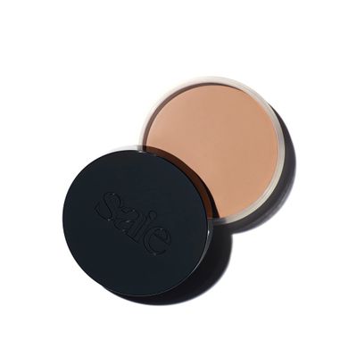 Saie Sun Melt Bronzer - Buildable Cream-Balm Bronzer For Face Sculpting - Cream Contour with Velvet Finish - Fair Bronze (1 oz)