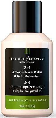 The Art of Shaving Bergamot &amp; Neroli 2 in 1 After-Shave Balm &amp; Daily Moisturizer for Men - Provides 8 hours of Restorative Hydration - Clinically Tested for Sensitive Skin - 3.3 oz