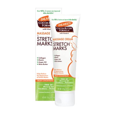 Palmer&#39;s Cocoa Butter Formula Massage Cream for Stretch Marks and Pregnancy Skin Care, 4.4 Ounces (Pack of 2)