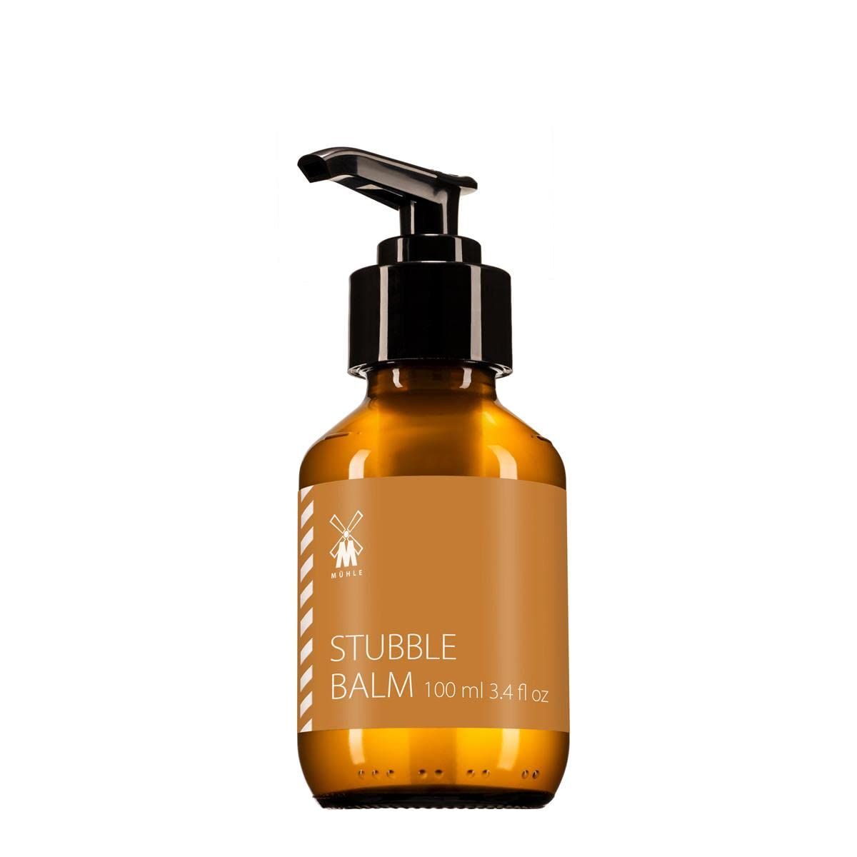 MHLE Stubble Balm, 100ml | Fresh Bergamot &amp; Cedarwood Fragrance | Nourishing Skin Gel | Natural Beard Care Balm | Perfect for Shorter Beard Hair | Luxury Beard Balm for Men