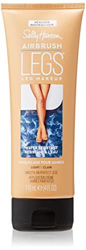 Sally Hansen Airbrush Legs, Leg Makeup, Light, Easy Application, Flawless Looking Legs, Water Resistant, Transfer Proof Lotion