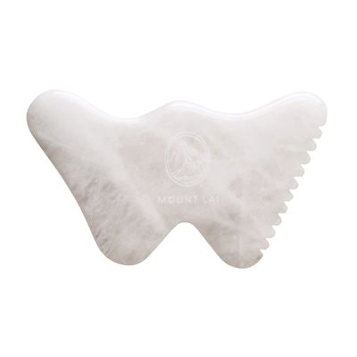 Mount Lai - The Vitality Qi White Jade Gua Sha Sculpting Tool | Face Sculpting Tool for Skin Care | Guasha Tool for Face and Body | Facial Massage Tools to Relieve Muscle Tension and Reduce Puffiness