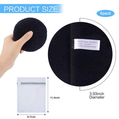 SUNLAND Reusable Makeup Remover Pads for Face,Eyes,Lips Microfiber Face Cleansing Gloves Washable Makeup Remover Cloth with Laundry Bag Rounds Pads