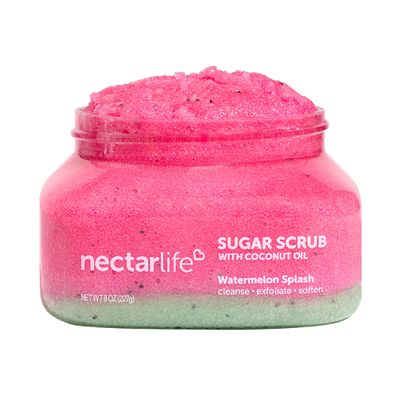Sugar Scrub, Watermelon Body Scrub, Exfoliating Bump Eraser Scrub, Pre-Shave Leg Scrub, Butt Exfoliator Scrub, Bikini Hair Scrub, Natural and Vegan Body Skin Care for Women, 8 oz (Watermelon)