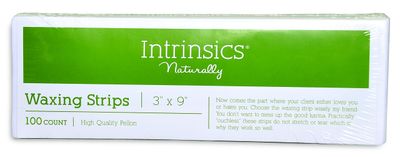 Intrinsics Intrinsics waxing strips - 3&quot; x 9&quot;, pellon - 100 count
