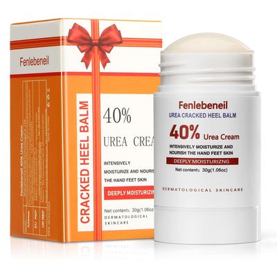 Urea Cream 40 Percent Foot Cream for Dry Cracked Heel and Feet Cracked Heel Repair 40% Urea Cream Balm for Feet Hand Moisturizing Lotion Dead Skin Remover Softener Feet Care Treatment For Women Men