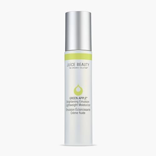 Juice Beauty Green Apple Brightening Emulsion Lightweight Moisturizer - 45 mL - Refine, Balance + Soothe Skin - Vegan, Cruelty Free