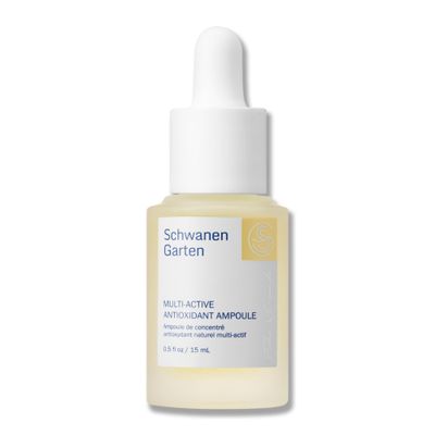 Schwanen Garten Multi Active Antioxidant Ampoule 0.5 fl oz / 15ml - Antioxidant booster, Organically grown &amp; Handpicked ingredients, Vegan, Korean skincare