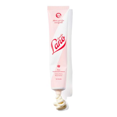 Lanolips Hand Cream - Lanolin Lotion with Rose Oil, Shea Butter & Vitamin E - Cuticle & Hand Cream for Dry Cracked Hands - Cruelty-Free, Dermatologist Tested - Rose (50ml / 1.69 fl oz)