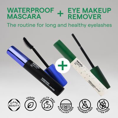 SARELLY CREATIVO LAB | Mascara &amp; Eye Makeup Remover Kit Travel Essential Make Up Waterproof Skin Care Beauty Cute Stuff
