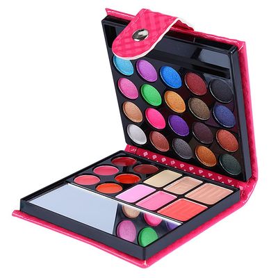PhantomSky 32 Colors Eyeshadow Palette Makeup Contouring Kit Combination with Lipgloss, Blusher and Concealer #1 - Perfect for Professional and Daily Use
