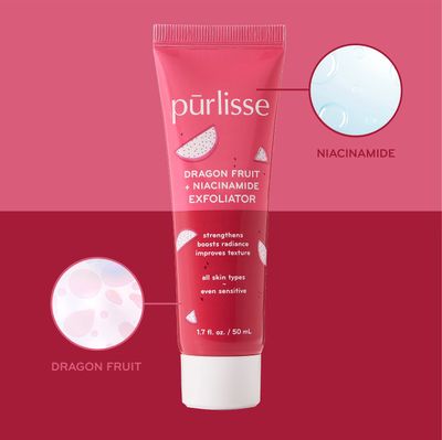 Purlisse Dragonfruit + Niacinamide Exfoliating Face Polish