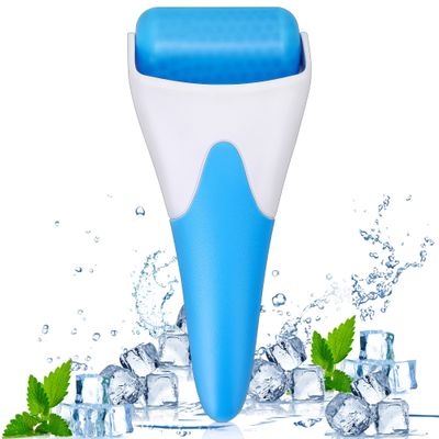 VCOSTORE Face Ice Roller - Facial Roller Skin Care Tool to Massage and Reduce Puffiness for Face and Eyes,Beauty Ice Roller for Women - Blue