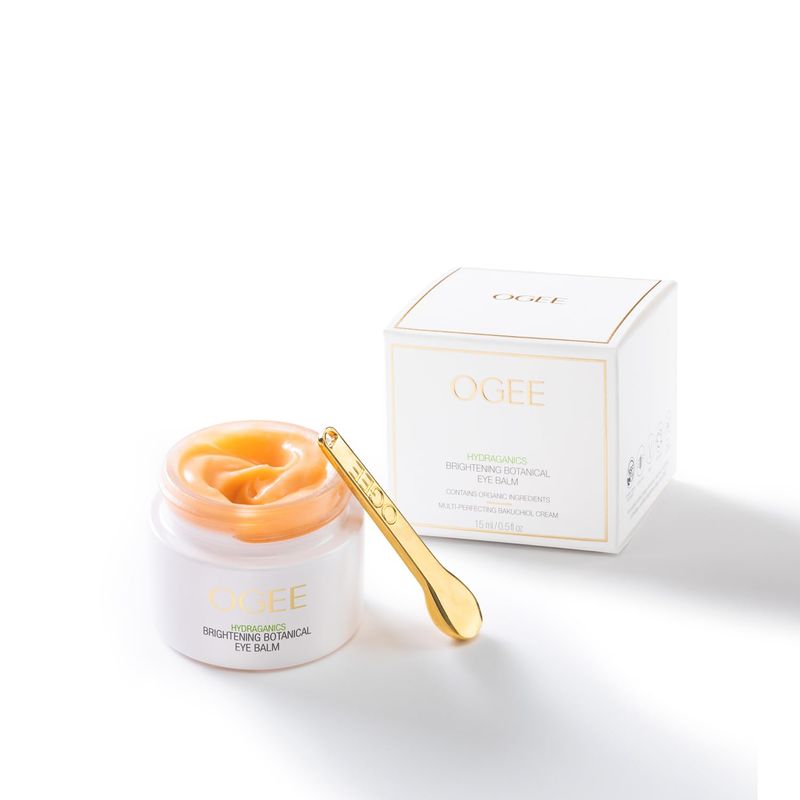 Ogee Botanical Eye Balm - Certified Organic Brightening Eye Cream for Dark Circles and Puffinesss - Made with Natural Retinol Alternative &amp; Hyaluronic Acid