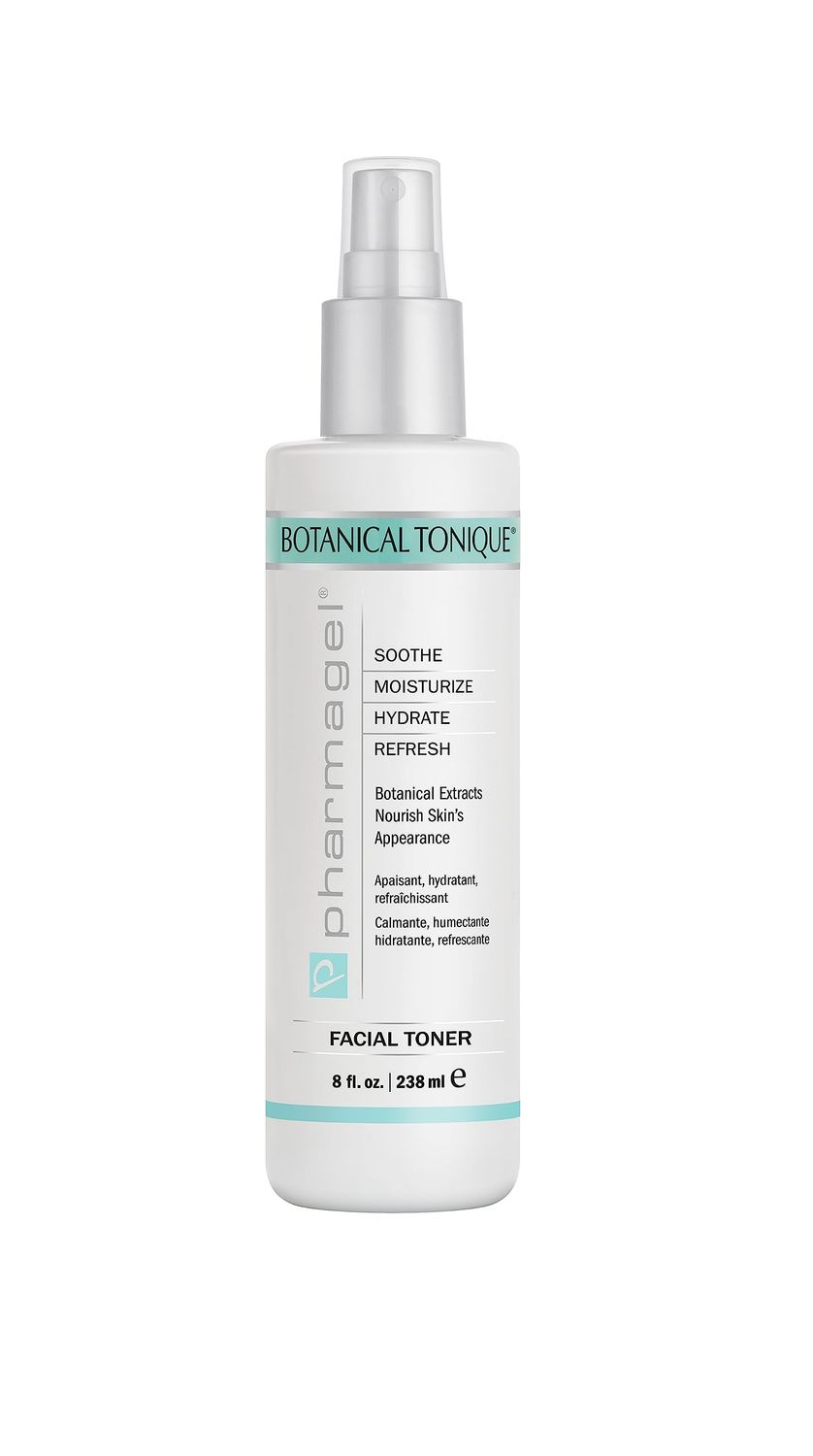 Pharmagel Botanical Tonique Facial Toner for All Skin Types | Tone Skin &amp; Pore Minimizer | Refreshing and pH Balancing | Face Moisturizer Toner - 8.5 fl. oz.