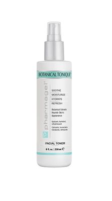 Pharmagel Botanical Tonique Facial Toner for All Skin Types | Tone Skin &amp; Pore Minimizer | Refreshing and pH Balancing | Face Moisturizer Toner - 8.5 fl. oz.