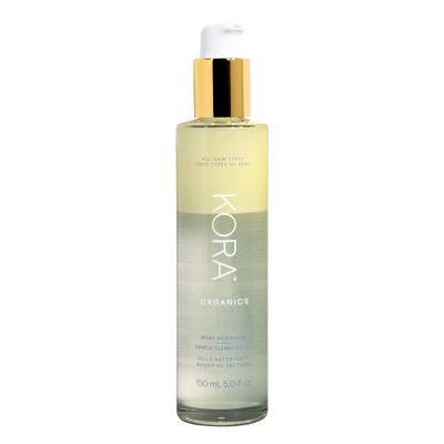 KORA Organics Milky Mushroom Oil Cleanser, Cleanse &amp; Nourish, Certified Organic, Cruelty Free, 5.07 oz