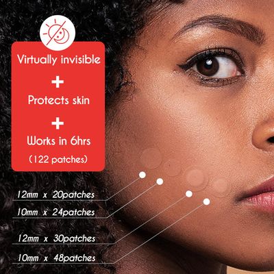 Pimple Patches for Face, Hydrocolloid Acne Patch - Clear Invisible Spot Cover, Blemishes, Zits Oil Absorbing Patch, Breakouts Spot Treatment for Skin Care, Pimple Patch, 2 styles (122 Count)