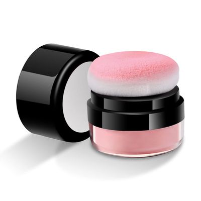 Loose Powder Blush Air Cushion Blush Natural Blusher Bright Shimmer Face Blush for Cheek Highly Pigmented Blush Makeup Easy to Blend Makeup Blushin, All Day Wear (02#)