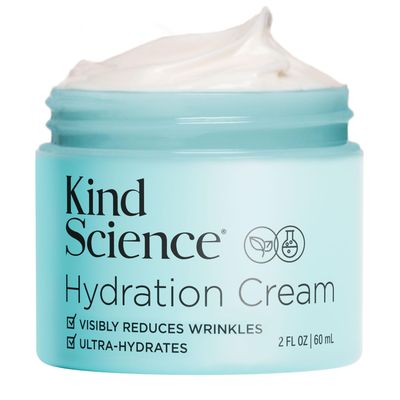 Kind Science by Ellen DeGeneres Hydration Cream - Moisturizer Face Cream For Women - Anti Aging for Day and Night - Visibly Reduces Wrinkles, Improves Smoothness &amp; Elasticity - Fragrance Free, 2 oz