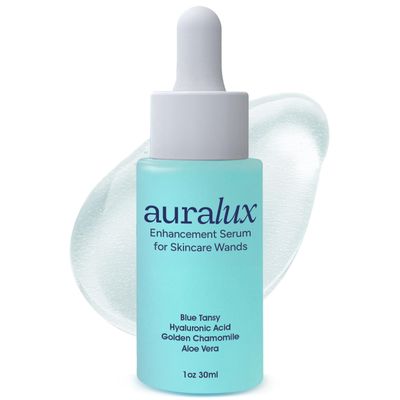 Red Light Therapy Activation Serum for Face and Neck - for Facial Wand, Red Light Therapy &amp; Microcurrent Facial Device - Natural Formula - Blue Tansy, Hyaluronic Acid, Golden Chamomile, Aloe Vera