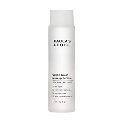 Paula&#39;s Choice Gentle Touch Oil Free Waterproof Makeup Remover, Aloe &amp; Green Tea, Non-Irritating, 4.3 Ounce
