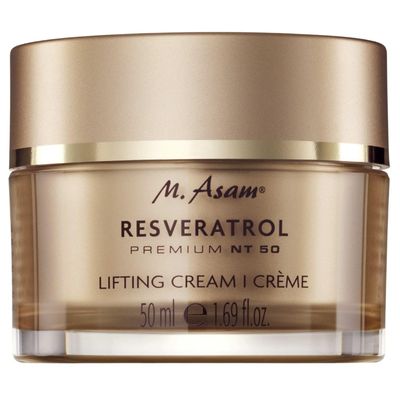 M. Asam RESVERATROL PREMIUM NT50 Lifting Cream (50ml) - Moisturizer Face Cream with Hyaluronic Acid, Facial Moisturizer for Firm and Smooth Skin, Vegan Skincare for Youthful Radiance