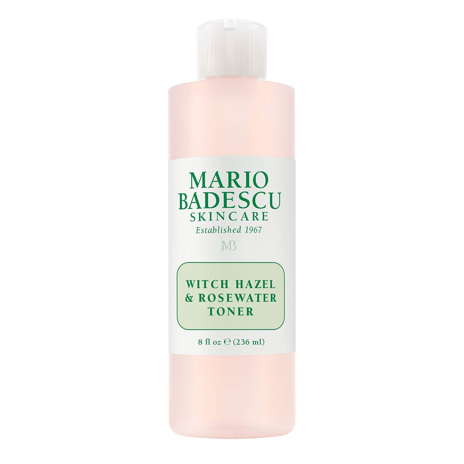 Mario Badescu Witch Hazel &amp; Rosewater Toner for All Skin Types |Alcohol Free Facial Toner that Clarifies and Rejuvenates |Formulated with Witch Hazel &amp; Rose Extract| 8 FL OZ