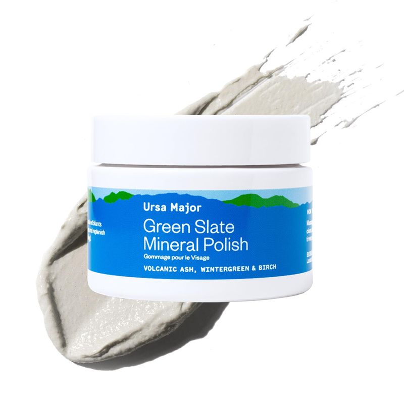 Ursa Major Green Slate Mineral Polish | Renew Appearance of Dull + Uneven Skin | Exfoliates Skin to Smooth, Refresh &amp; Brighten | Vegan, Cruelty-Free &amp; Non-Toxic 3.88oz
