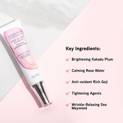 Physicians Formula Ros All Day To Night Eye Cream, Dark Circles, Puffiness, Bags Under Eyes, Wrinkles | Dermatologist Tested, Clinicially Tested, Hypoallergenic