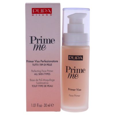 PUPA Milano Prime Me Perfecting Face Primer - Pre Make-Up Face Base - Visibly Minimises Expression Lines, Pores And Imperfections - Lightweight Texture - For All Skin Types - 001 Universal - 1.01 Oz
