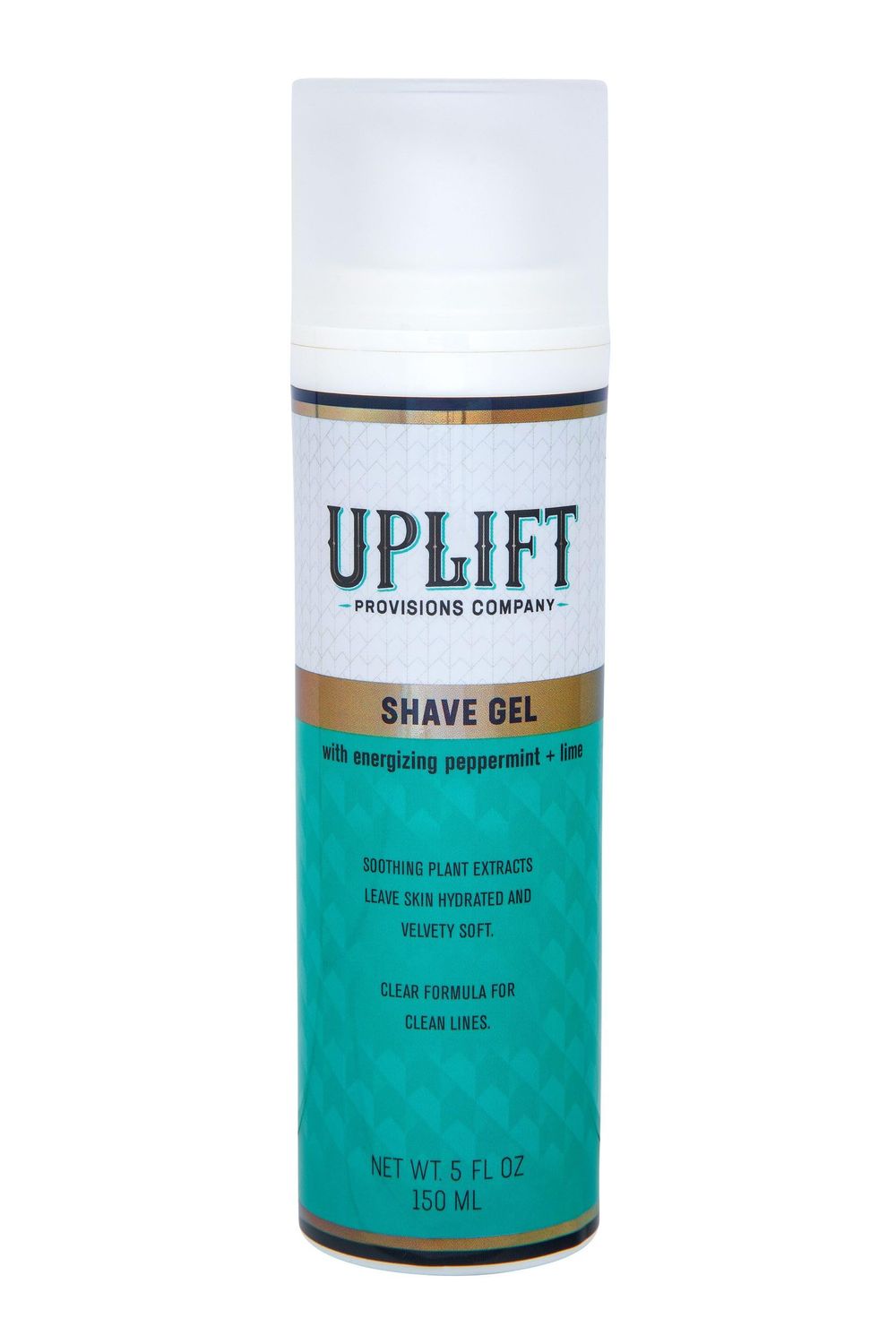 Uplift Provisions Clear Shaving Gel for Men &amp; Women - Infused with Plant Extracts for an Ultra-Smooth Shave, Leaving Skin Hydrated, Velvety Soft, and Free from Redness and Irritation, 5 oz.