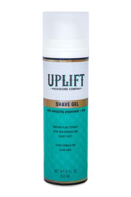 Uplift Provisions Clear Shaving Gel for Men &amp; Women - Infused with Plant Extracts for an Ultra-Smooth Shave, Leaving Skin Hydrated, Velvety Soft, and Free from Redness and Irritation, 5 oz.