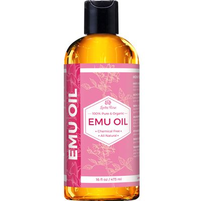 Leven Rose Emu Oil 100% Pure Natural Scar Minimizer Anti Aging Skin Moisturizer 16 oz