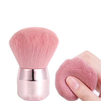 SALOCY Powder Brushes Makeup Loose Powder, Flawless Face Brush,Bronzer Brush For Face,Professional Fluffy Loose Setting Powder Brush,Pink