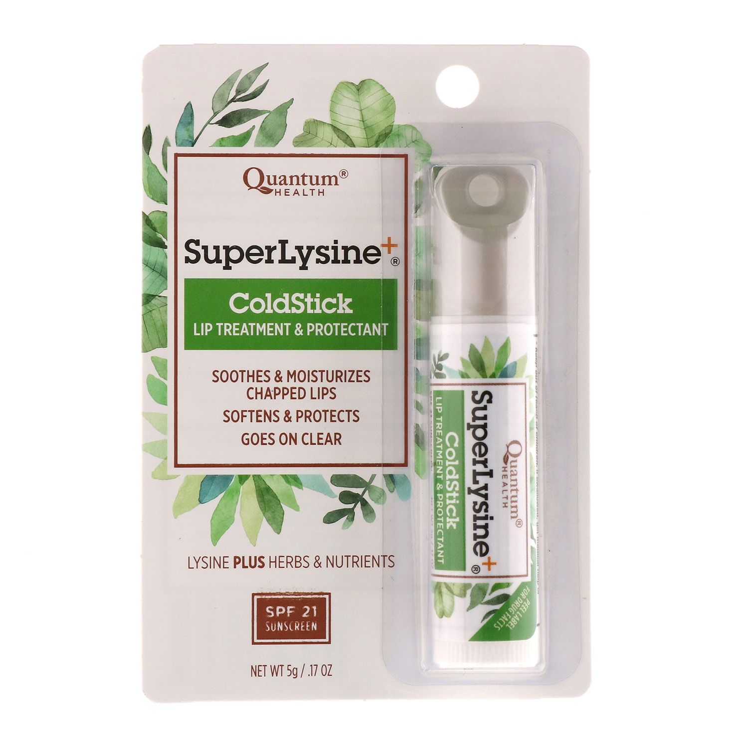 Quantum Super Lysine + ColdStick Lip Protectant &amp; Treatment - 0.18 oz