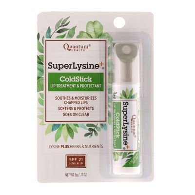 Quantum Super Lysine + ColdStick Lip Protectant &amp; Treatment - 0.18 oz