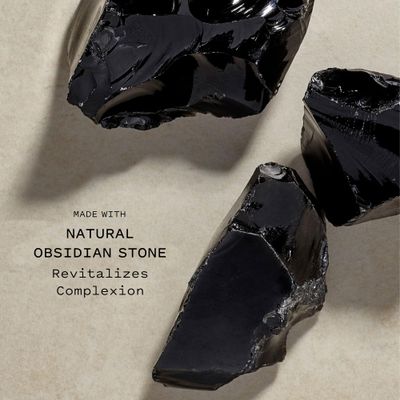 Keys Soulcare Obsidian Facial Roller, Handcrafted Stone, Promotes Tranquility, Energizes &amp; Revitalizes Skin Texture &amp; Tone, Vegan, Cruelty Free