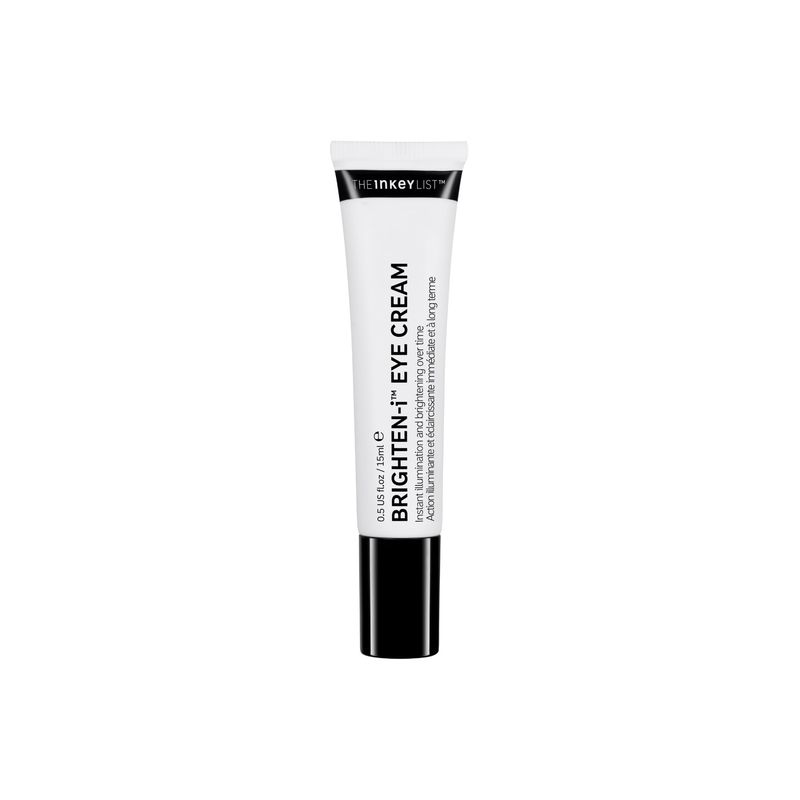 The INKEY List Brighten-I Eye Cream, Under-Eye Cream Helps Reduce Appearance of Dark Circles and Boost Skins Glow, Makeup Under-Eye Primer, 0.50 fl oz