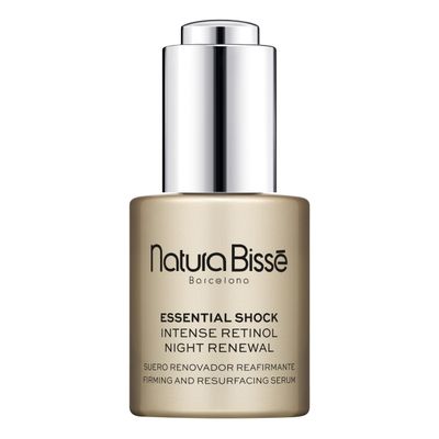 Natura Biss Essential Shock Intense Retinol Night Renewal Serum | Firming &amp; Resurfacing Serum | Hydrates, Firms &amp; Rejuvenates | For all skin types, 1 Oz