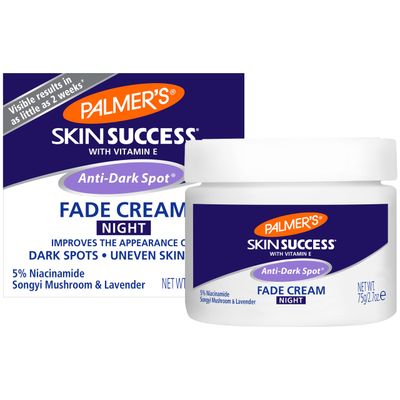 Palmer&#39;s Skin Success Anti-Dark Spot Nighttime Fade Cream with Retinol &amp; Niacinamide, Dark Spot Corrector for Face, Night Moisturizer Helps Reduce Dark Spots, Fine Lines &amp; Wrinkles, 2.7 Ounce