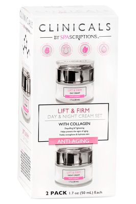 SpaScriptions Clinicals- Lift &amp; Firm Day &amp; Night Cream Set with Collagen - 2 Pack (1.7oz)